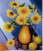 unknow artist Still life floral, all kinds of reality flowers oil painting  101 oil on canvas